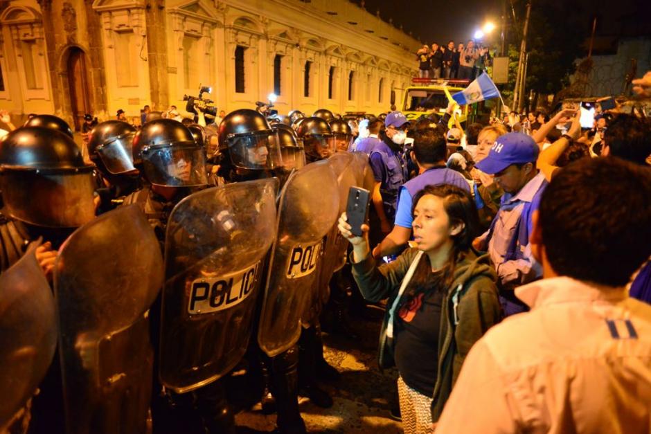 El llamado al paro nacional surge tras los incidentes del viernes 15 de septiembre en las afueras del Congreso. (Foto: Jesús Alfonso/Soy502)