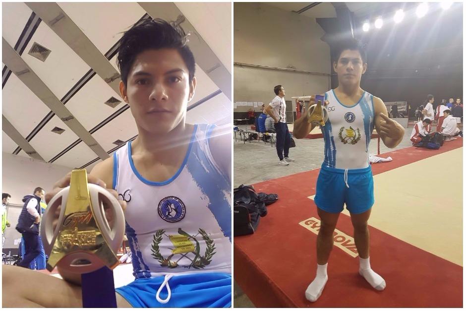 Jorge Vega compartió con los guatemaltecos el triunfo obtenido en Francia. (Foto: Jorge Vega)