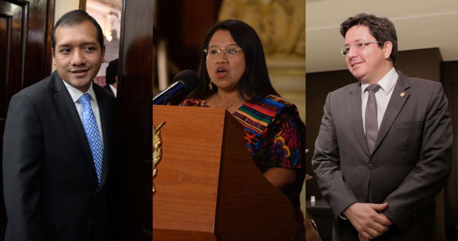 Los ministros de Gobernación, Trabajo y Finanzas renunciaron a su cargo en el gabinete de Jimmy Morales. (Foto: Archivo/Soy502)&nbsp;