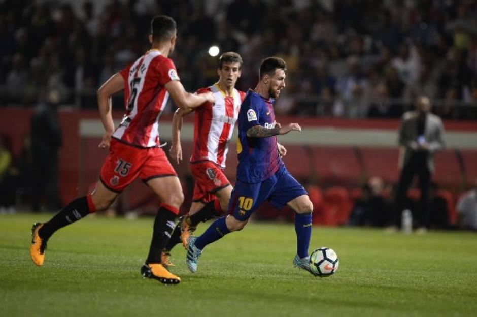 Leo Messi tuvo un pinchazo en su carrera personal por el Pichichi y no pudo marcar gol. A pesar de eso, contin&uacute;a siendo el m&aacute;ximo goleador. (Foto: AFP)