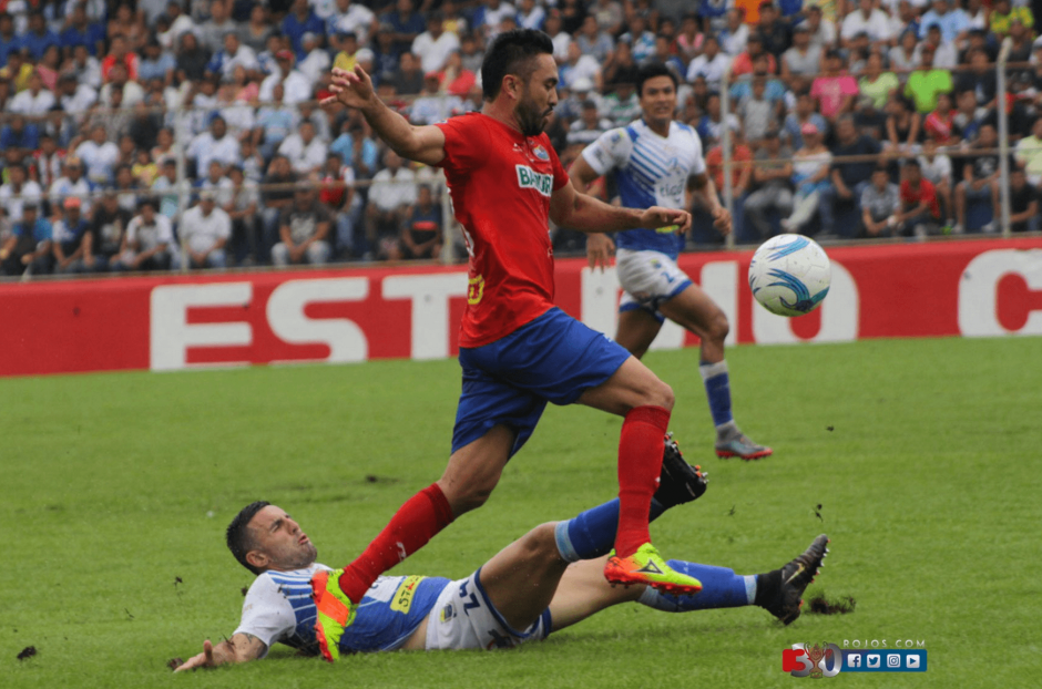 Municipal y Suchitep&eacute;quez empataron a un gol. (Foto: Twitter/Rojos del Municipal)&nbsp;