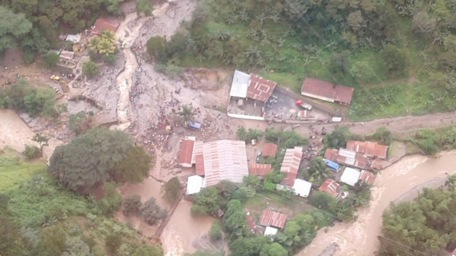 La Conred realiz&oacute; un sobrevuelo en el &aacute;rea. (Foto: Conred) 
