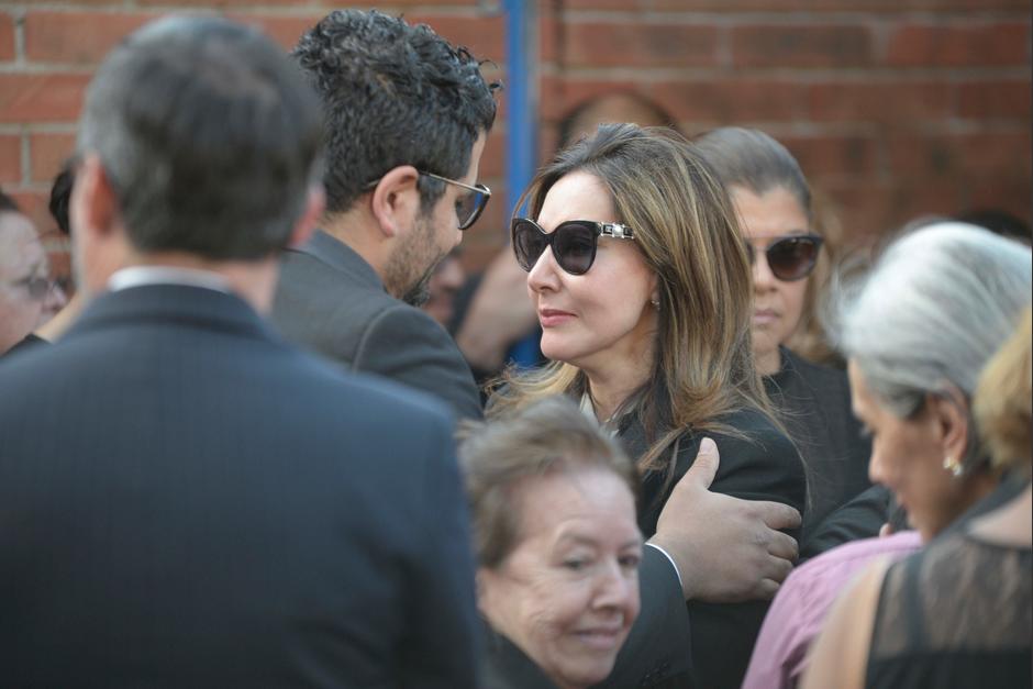 Con este discurso despidió Zury Ríos a su padre Efraín Ríos Montt. (Foto: Wilder López/Soy502)