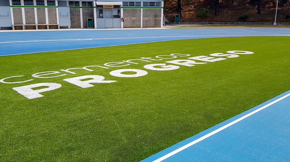 Cementos Progreso estrena pista Mondo y renueva sus instalaciones. (Foto: VictorXiloj/Soy502)
