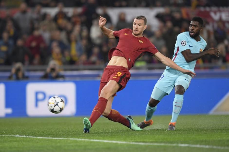 Edin Dzeko marc&oacute; el gol para la Roma. (Foto: AFP)
