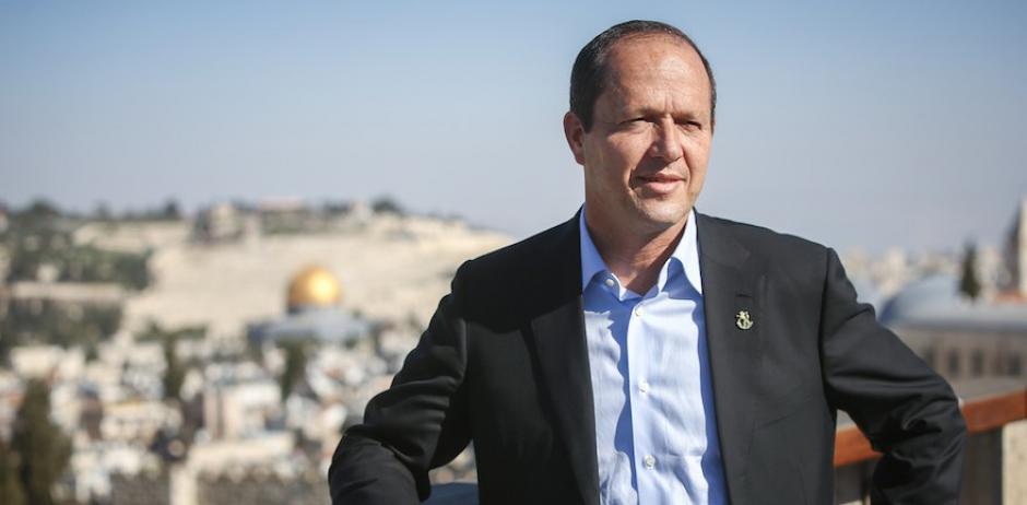 El alcalde de Jerusalén prometió ayudar a Jimmy Morales para agilizar el traslado de la embajada de Guatemala hacia esa ciudad. (Foto: AFP)
