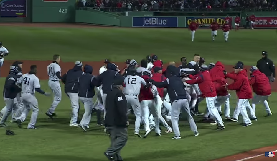 Los Yankees de Nueva York y los Red Sox protagonizaron una nueva batalla. (Foto: captura de pantalla)
