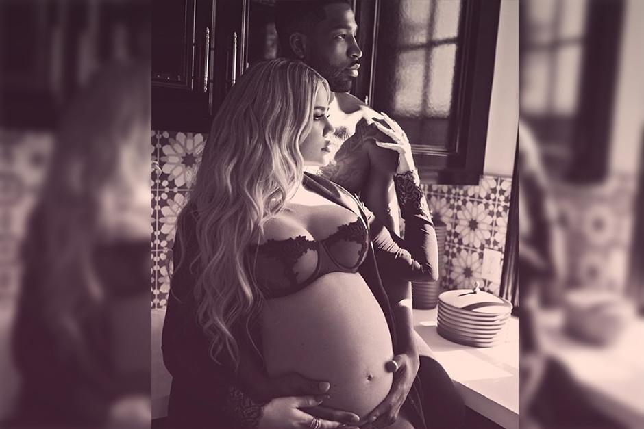 Khlo&eacute; est&aacute; a pocas horas de dar a luz a su primera hija. (Foto: Instagram)