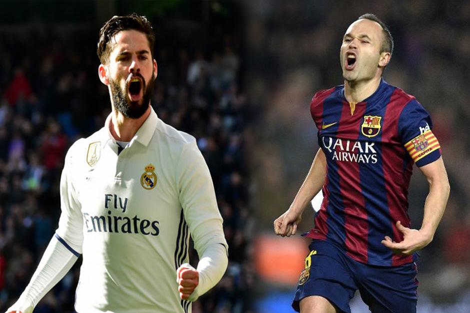 Isco e Iniesta han celebrado el D&iacute;a Internacional del Beso con sus parejas. (Foto: AFP)