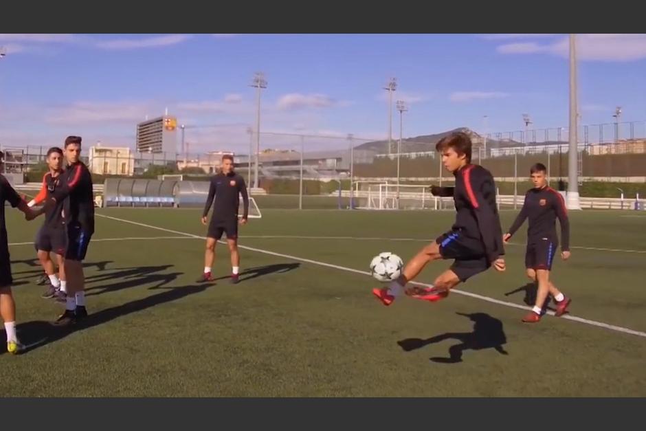 La Masía del FC Barcelona sorprende al mundo con un reto muy especial. (Foto: captura de video)
