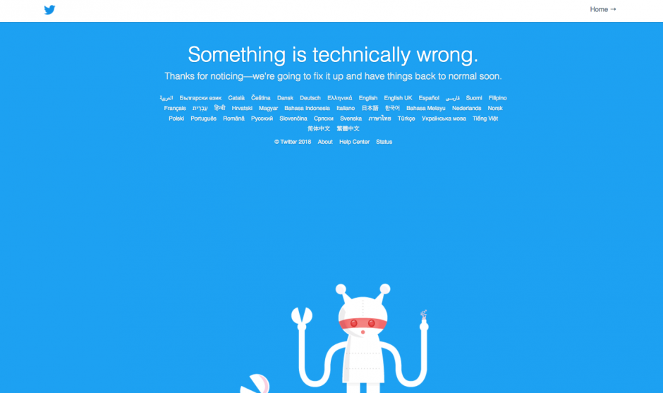 Los cibernautas reportaron el problema en otras plataformas como Facebook. (Foto: captura de pantalla)&nbsp;