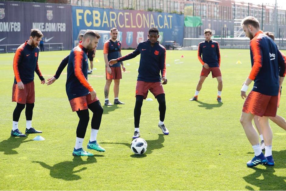 El Barcelona entrenó este jueves en el campo Tito Vilanova. (Foto: Barcelona)