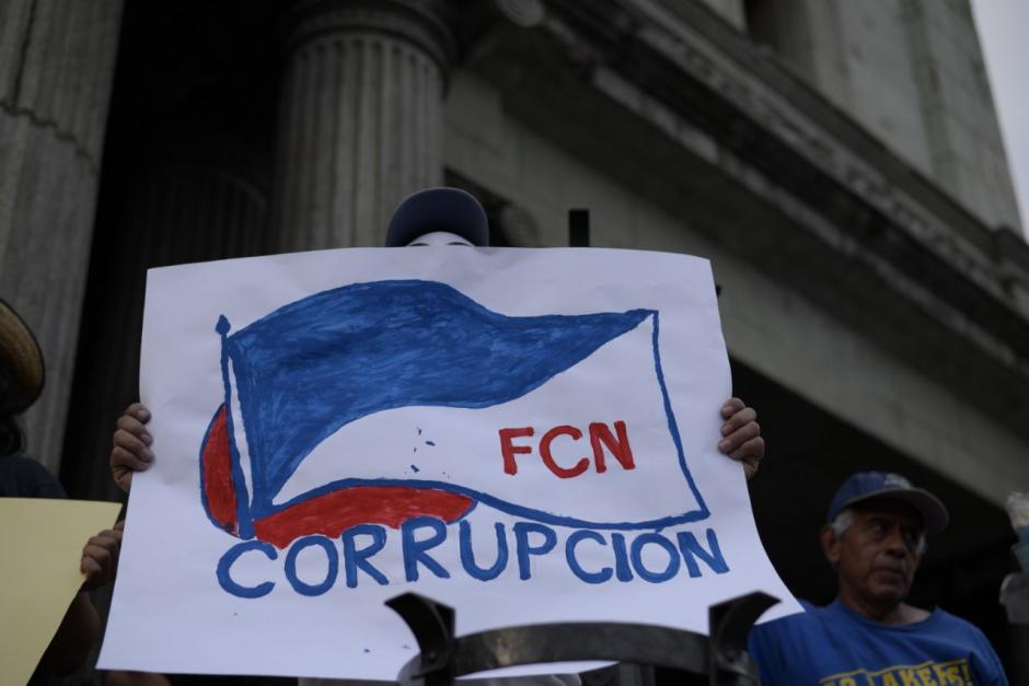 As&iacute; protest&oacute; la Plaza contra FCN Naci&oacute;n. (Foto: Wilder L&oacute;pez/Soy502) 