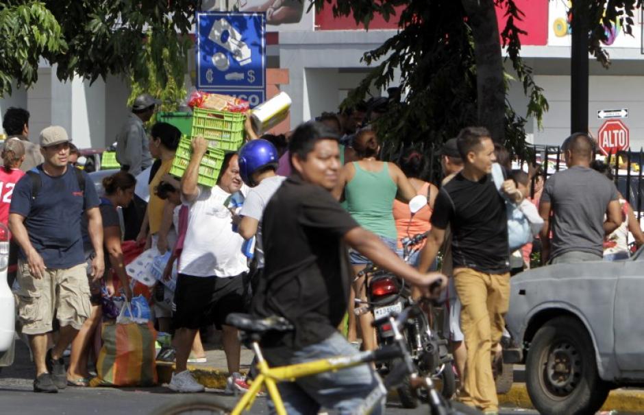 Una serie de saqueos han sido reportados en Managua en el quinto día de manifestaciones en la capital de Nicaragua. (Foto: AFP)