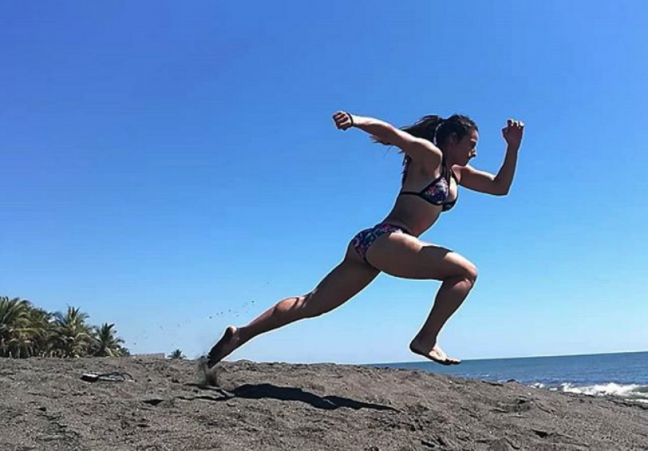 Thelma Fuentes, de la Usac, llev&oacute; a Guatemala a lo m&aacute;s alto del podio en los Juduca 2018. (Foto: tomada de Instagram)&nbsp;