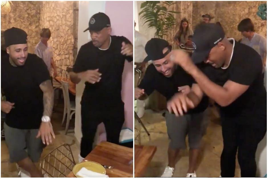 Nicky Jam y Will Smith armaron la fiesta en Cartagena, Colombia. (Foto: Instagram Will Smith)