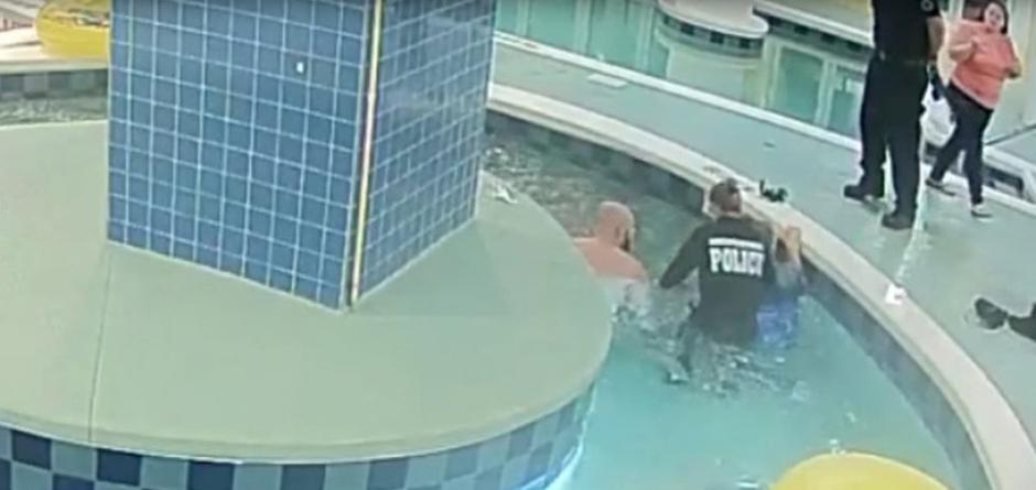 Un ni&ntilde;o sobrevivi&oacute; tras ser succionado por una tuber&iacute;a dentro de una piscina en Estados Unidos. (Foto: captura de video)