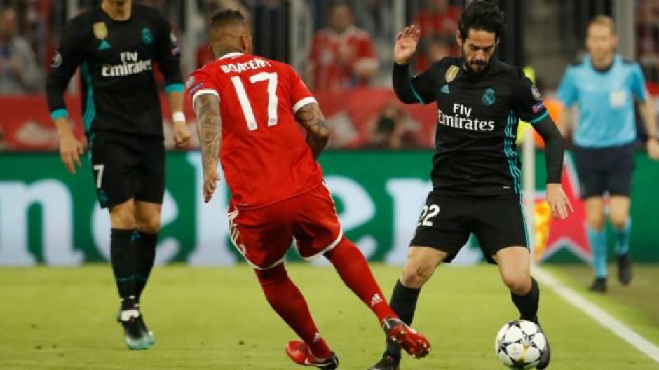 Isco durante el juego del Real Madrid ante el Bayern en el Allianz Arena. (Foto: AFP)