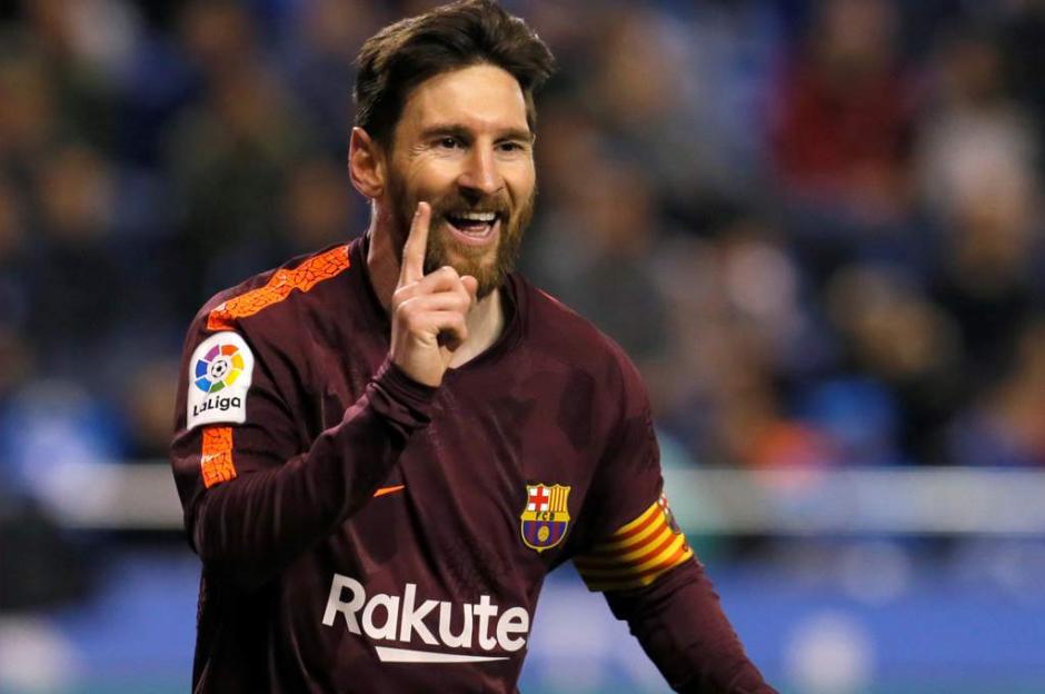 Lionel Messi festeja el doblete del FC Barcelona en su cuenta de Instagram. (Foto: AFP)