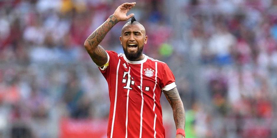 El chileno Arturo Vidal durante su estad&iacute;a con el Bayern Munich, de Alemania. (Foto: AFP)