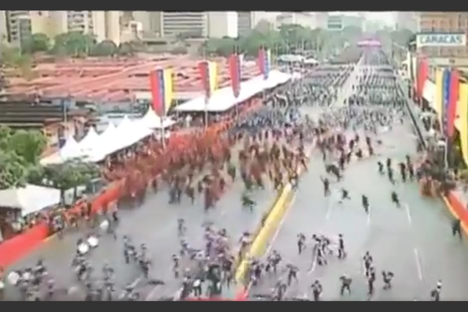 En el incidente resultaron siete personas heridas. (Foto: captura de pantalla)