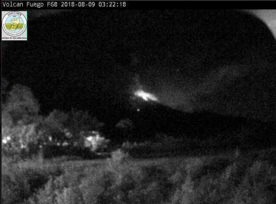 El volcán de Fuego provocó explosiones fuertes. (Foto: Twitter/Insivumeh)&nbsp;