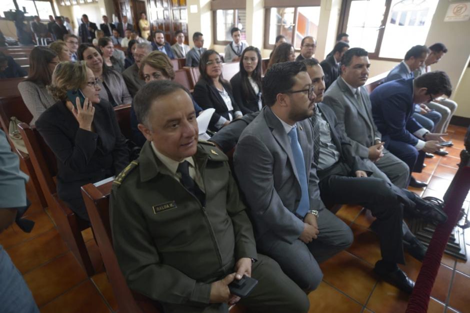 El Gabinete de Gobierno acudió a la CC, pese a que hoy había reunión con Jimmy Morales. (Foto: Wilder López/Soy502)