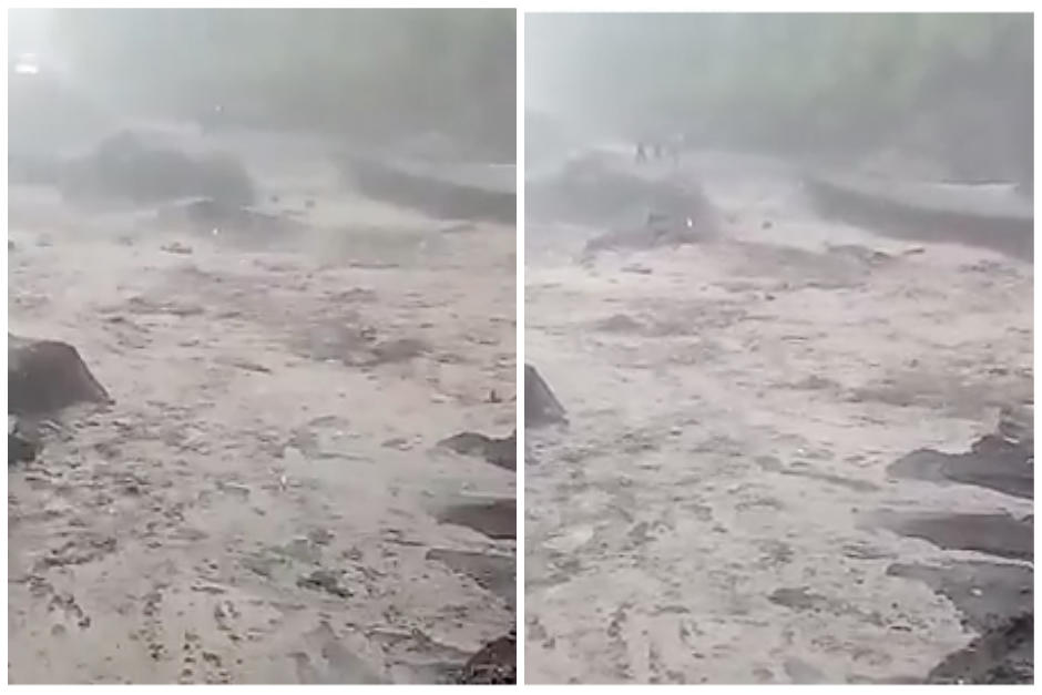 Varias personas presenciaron la osada acción del automovilista que pudo costarle la vida. (Captura Video)