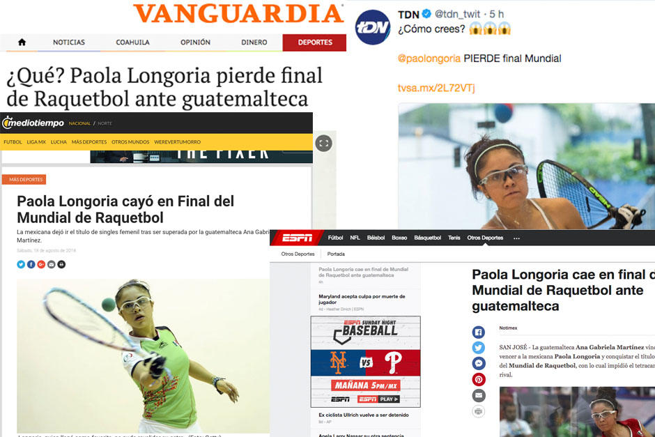 Los medios m&aacute;s importantes de M&eacute;xico destacaron el triunfo de Ana Gabriela Mart&iacute;nez. (Foto: Soy502)