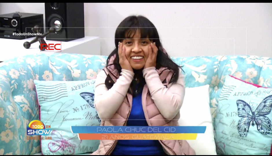 La guatemalteca no tuvo una sola cr&iacute;tica dentro de este ejercicio. (Captura video)