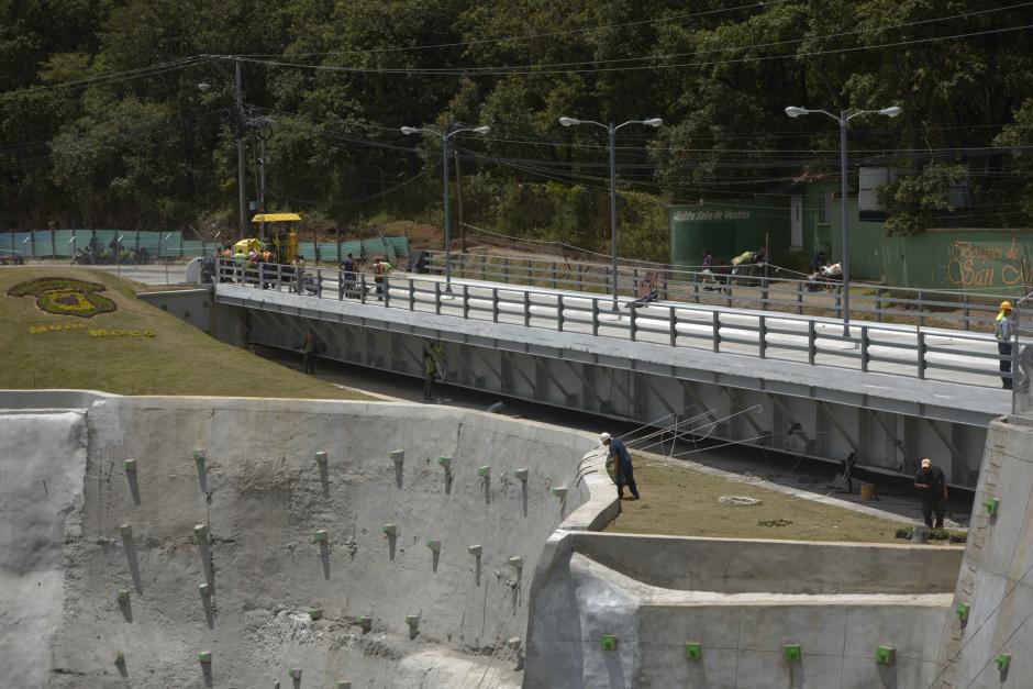 El puente de San Marino est&aacute; a unos cuantos d&iacute;as de ser inaugurado. (Foto: Wilder L&oacute;pez/Soy502)