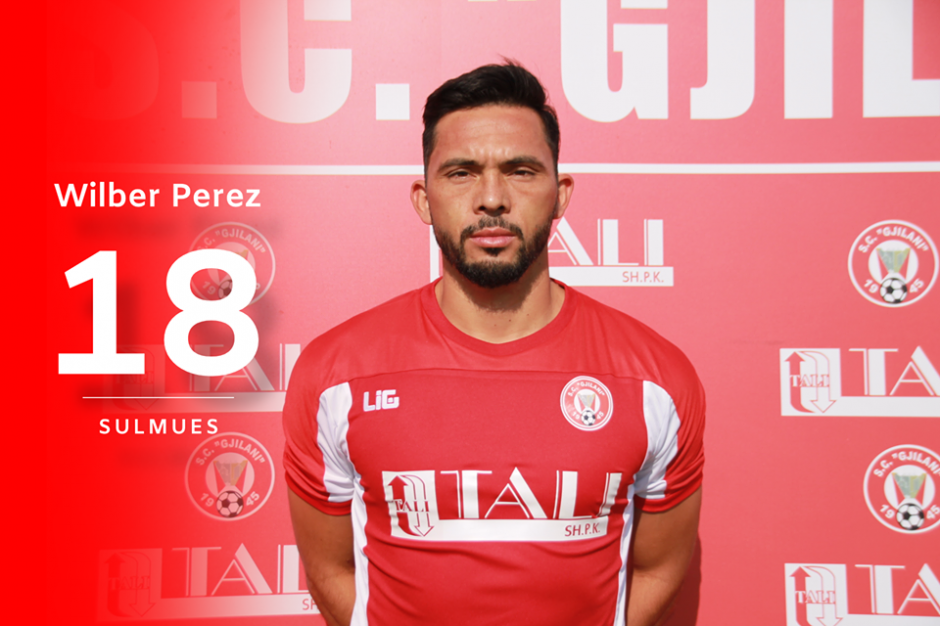 El jutiapaneco Wilber Pérez juega en el&nbsp;KF Gjilani, de la Primera División de Kosovo. (Foto: captura Facebook)&nbsp;