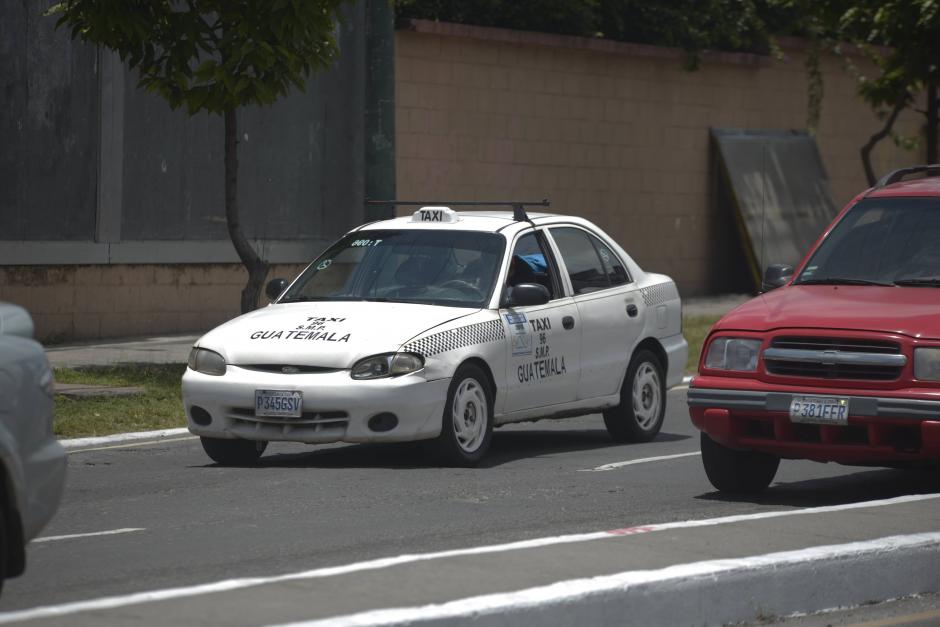 Para este lunes se espera una manifestación por parte de una gremial de taxistas rotativos. (Foto: Wilder López/Soy502)