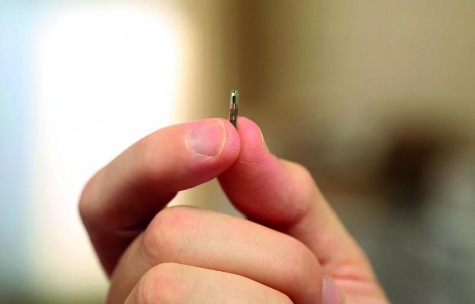 El microchip mide cerca de los cuatro cent&iacute;metros. (Foto: One Magazine).