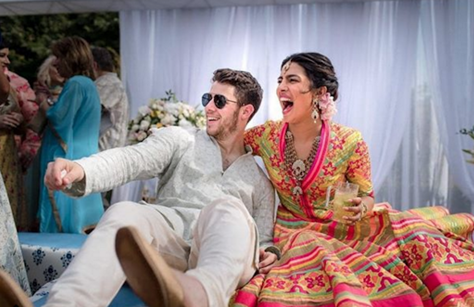 Nick Jonas y Priyanaka Chopra mostraron sus trajes de boda. (Foto: Priyanka Chopra)&nbsp;