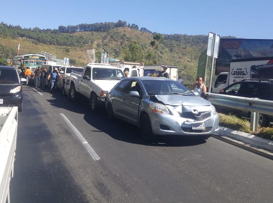 Un accidente m&uacute;ltiple se registr&oacute; en la ruta al Pac&iacute;fico. (Foto: captura pantalla)&nbsp;