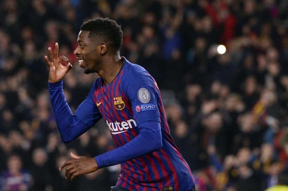 Ousmane Dembélé marcó un golazo, pero el Barsa no pasó del empate 1-1 contra el Tottenham. (Foto: AFP)