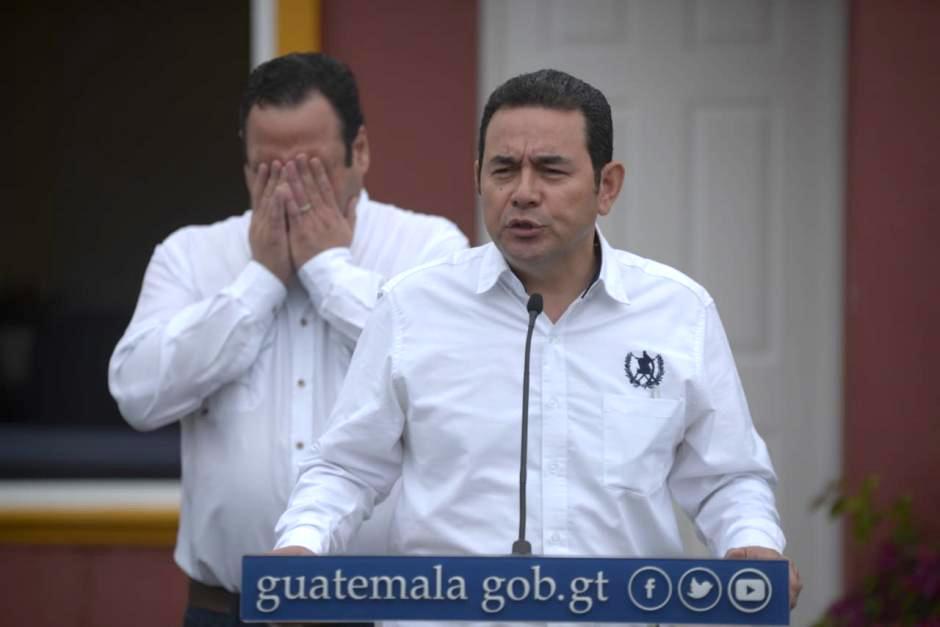 El presidente Jimmy Morales tuvo un a&ntilde;o complicado. (Foto: Archivo/Soy502)