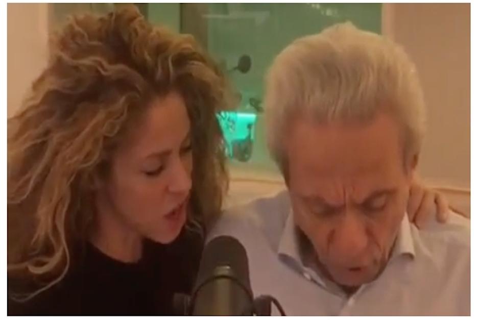 Shakira sigue celebrando por los 87 a&ntilde;os de vida de su padre (Foto: captura de pantalla)