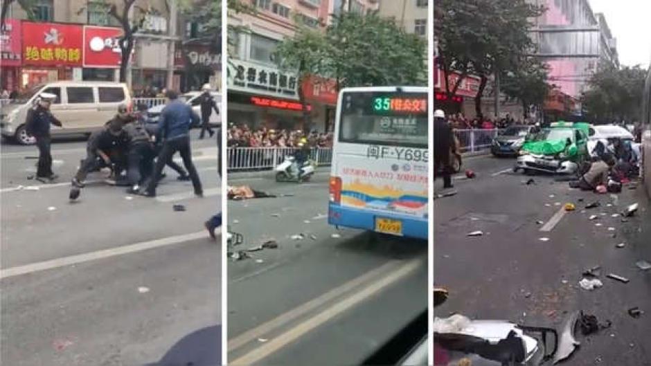 El hombre que hab&iacute;a atacado a una pasajera, provoc&oacute; el fatal accidente. (Foto: Twitter)