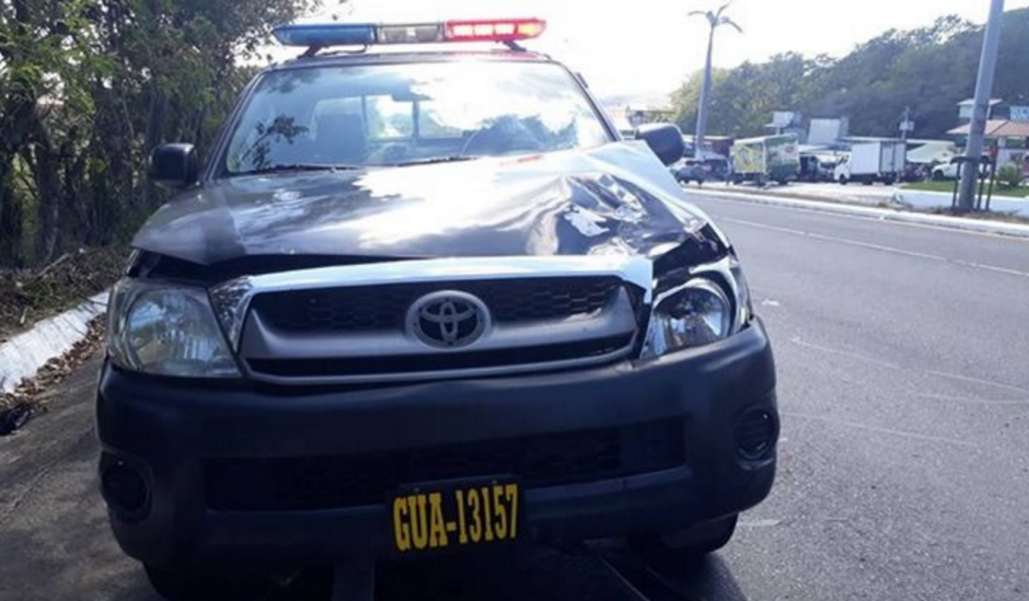 Un ciclista perdi&oacute; la vida luego de que fuera arrollado por una autopatrulla. (Foto: Cortes&iacute;a de Emanuel Villatoro)&nbsp;
