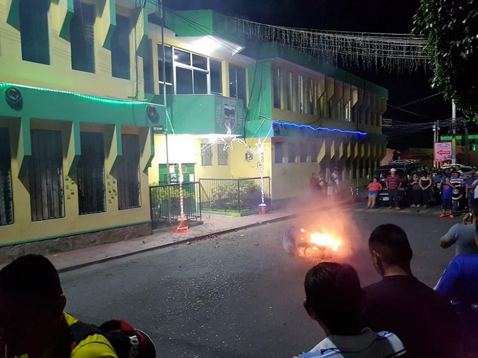 De los disturbios no se generaron capturas según la Policía Nacional Civil. (Foto: captura pantalla)&nbsp;