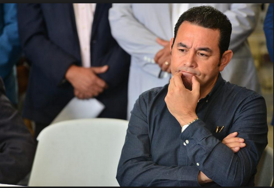En el año 2017, Jimmy Morales decidió en qué lado de la historia quiere colocarse. (Foto: Archivo Soy502)