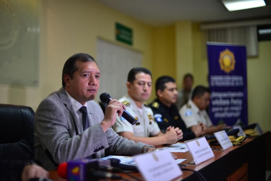Francisco Rivas, titular del Ministerio de Gobernaci&oacute;n, anunci&oacute; la disminuci&oacute;n de la criminalidad en el pa&iacute;s. (Foto: Jes&uacute;s Alonso/Soy502)