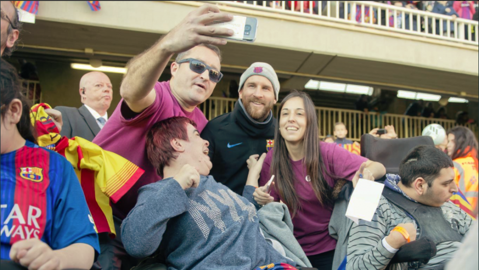 Lionel Messi ha sido uno de los m&aacute;s esperados para sacarse una foto. (Foto: FC Barcelona)