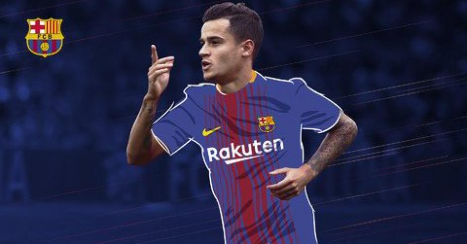 El brasileño Philippe Coutinho es el nevo jugador de Barcelona. (Foto: FC Barcelona)