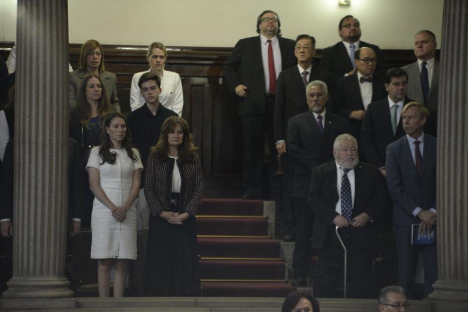 Patricia de Arz&uacute; asisti&oacute; a la toma de posesi&oacute;n. (Foto: Wilder L&oacute;pez/Soy502)