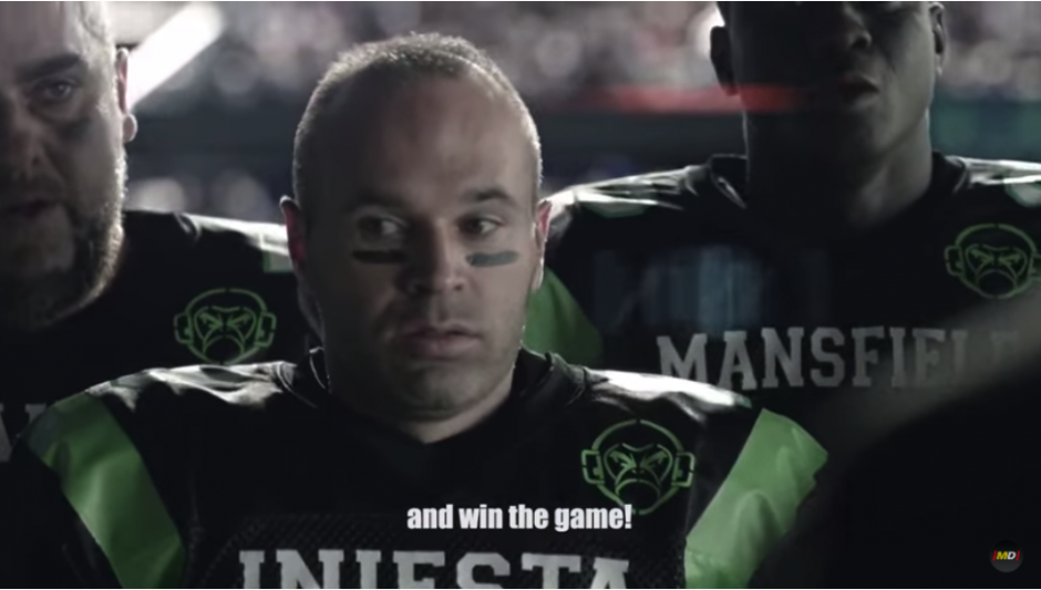 El futbolista del FC Barcelona es la imagen de este spot publicitario que lo puso a prueba en otro deporte. (Captura Video)