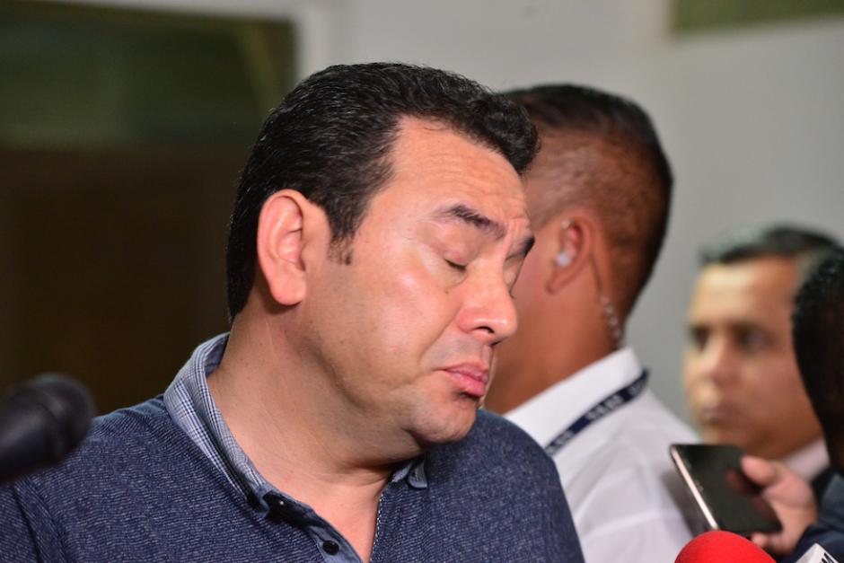 Jimmy Morales ha sido cuestionado por la calidad ética de muchas de sus decisiones, como sus gastos personales pagados con fondos públicos. (Foto: Jesús Alfonso/Soy502)