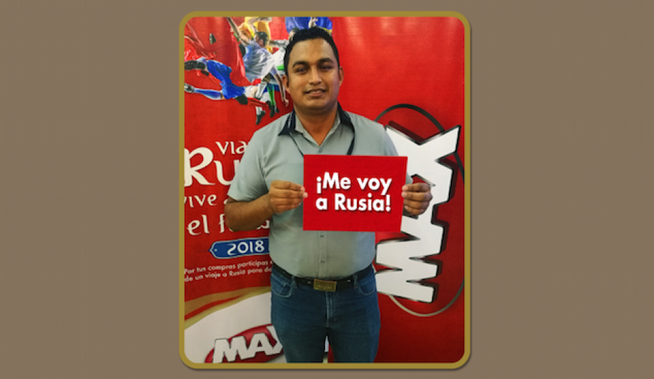 &iexcl;Wilder Alfredo Linares Morales&nbsp;se va a Rusia! (Foto: cortes&iacute;a Tiendas MAX).&nbsp;